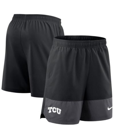 Nike Мужские черные шорты Nike TCU Horned Frogs 2025 Sideline Performance