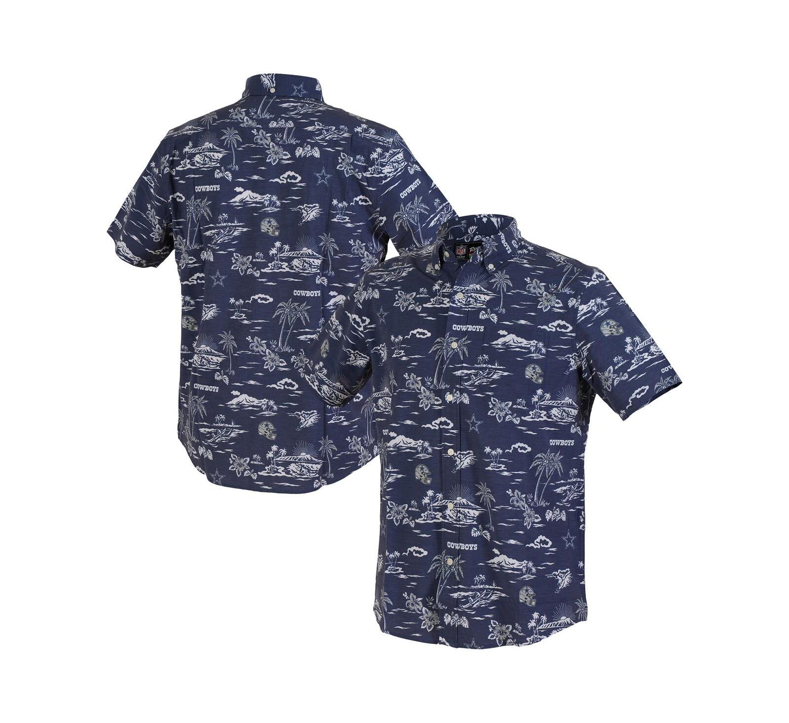Reyn Spooner Men's Navy Dallas Cowboys Kekai Performance Button-Down Shirt