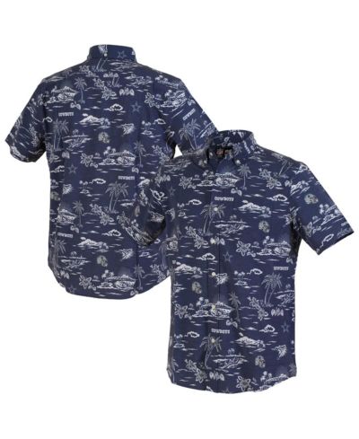 Reyn Spooner Мужская рубашка Dallas Cowboys Kekai Performance Button-Down