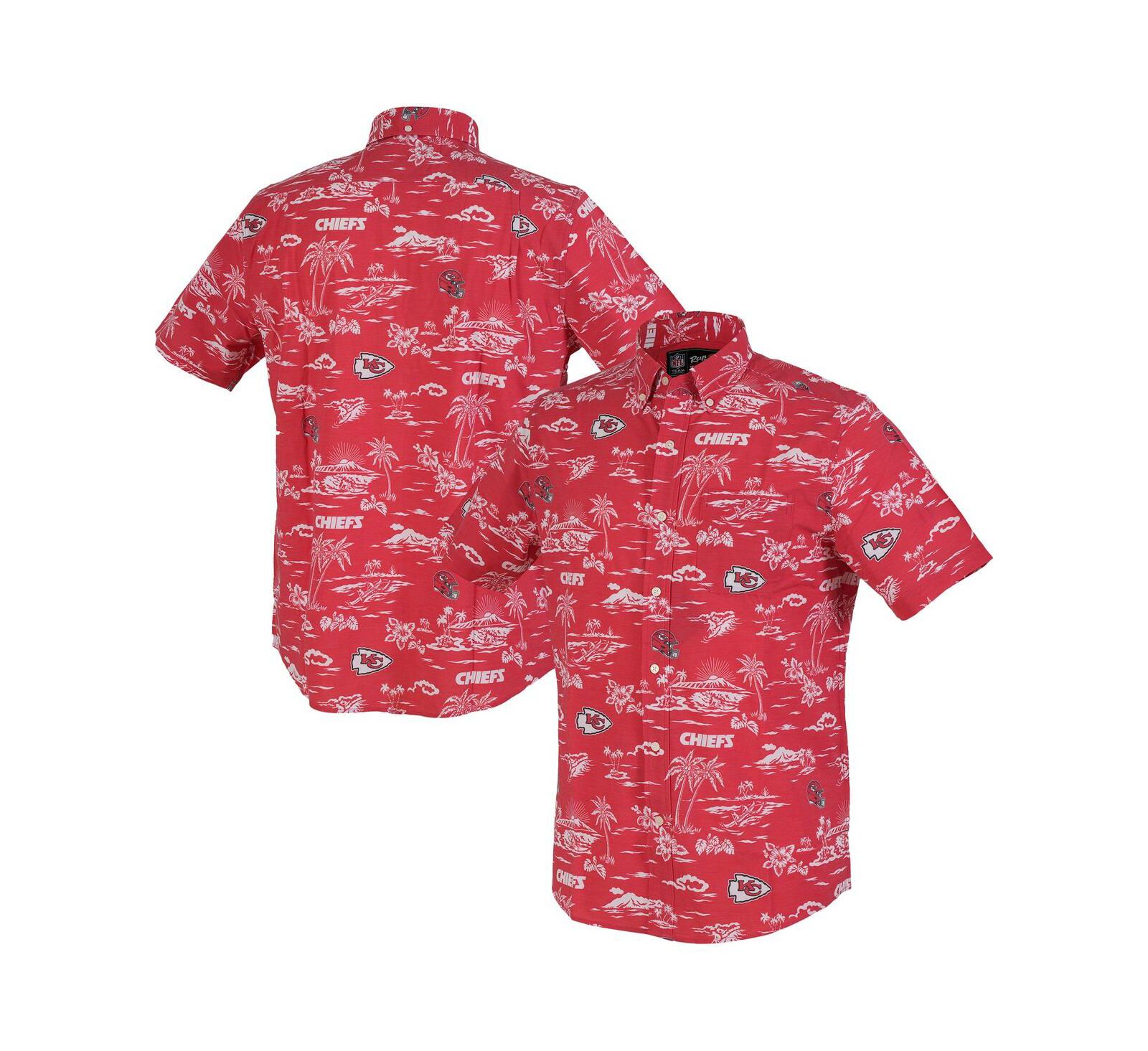 Мужская рубашка Reyn Spooner Kansas City Chiefs Kekai Performance Button-Down, красная