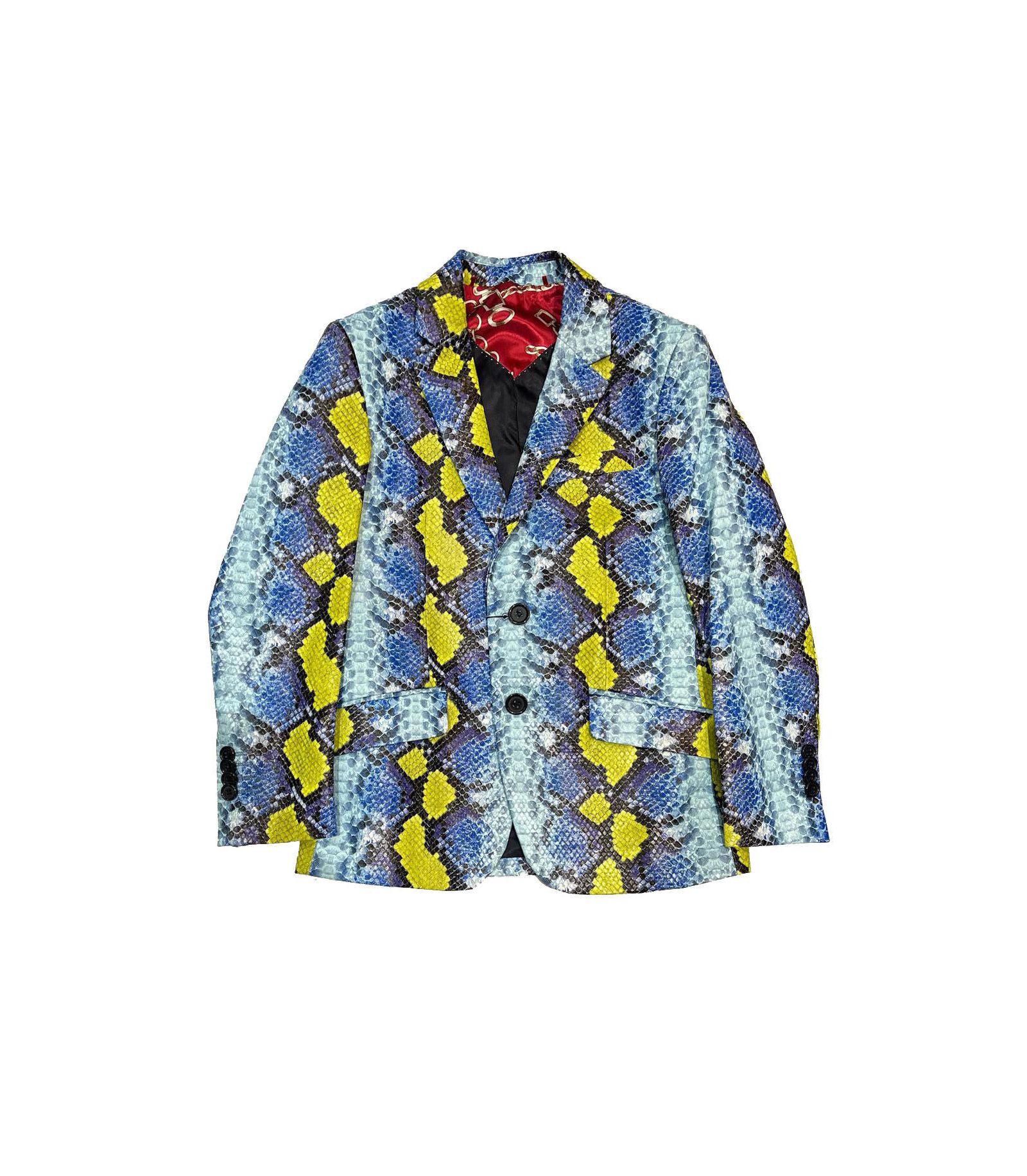Elie Balleh Toddler Snakeskin Jacket Print Blazer