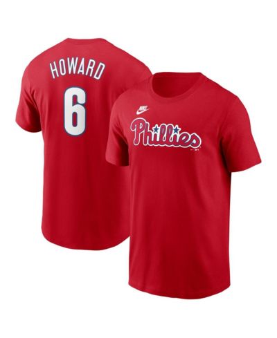 Мужская футболка Nike Ryan Howard Red Philadelphia Phillies Fuse