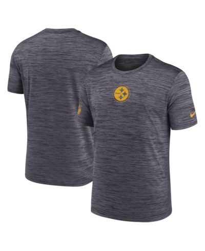 Nike Men's Black Pittsburgh Steelers Big & Tall Sideline Velocity Performance T-Shirt