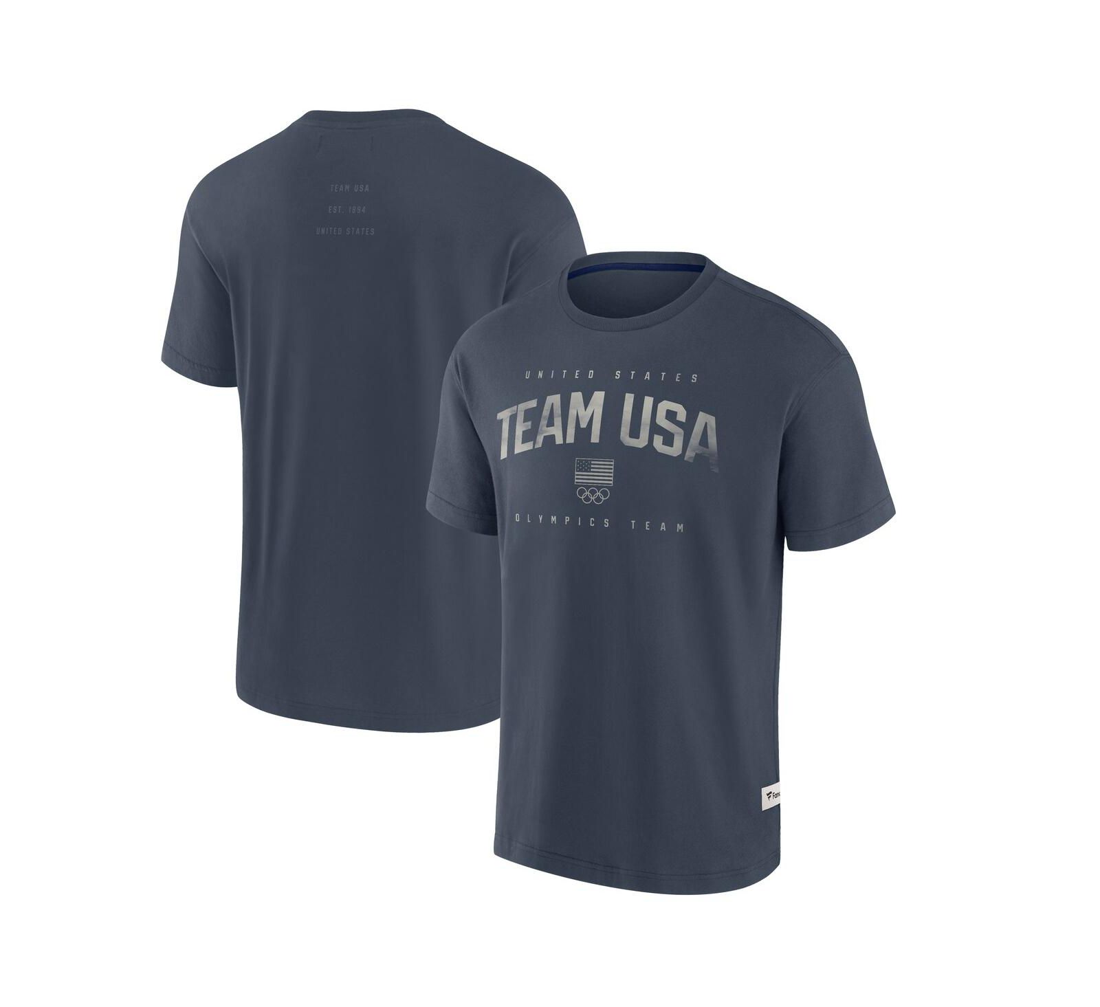 Fanatics Men's Navy Team USA Elements Weathered Tonal Future Ground T-Shirt