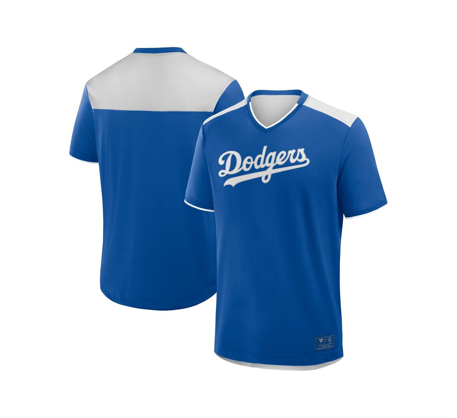 Fanatics Мужская футболка Royal Los Angeles Dodgers Walk Off V-Neck