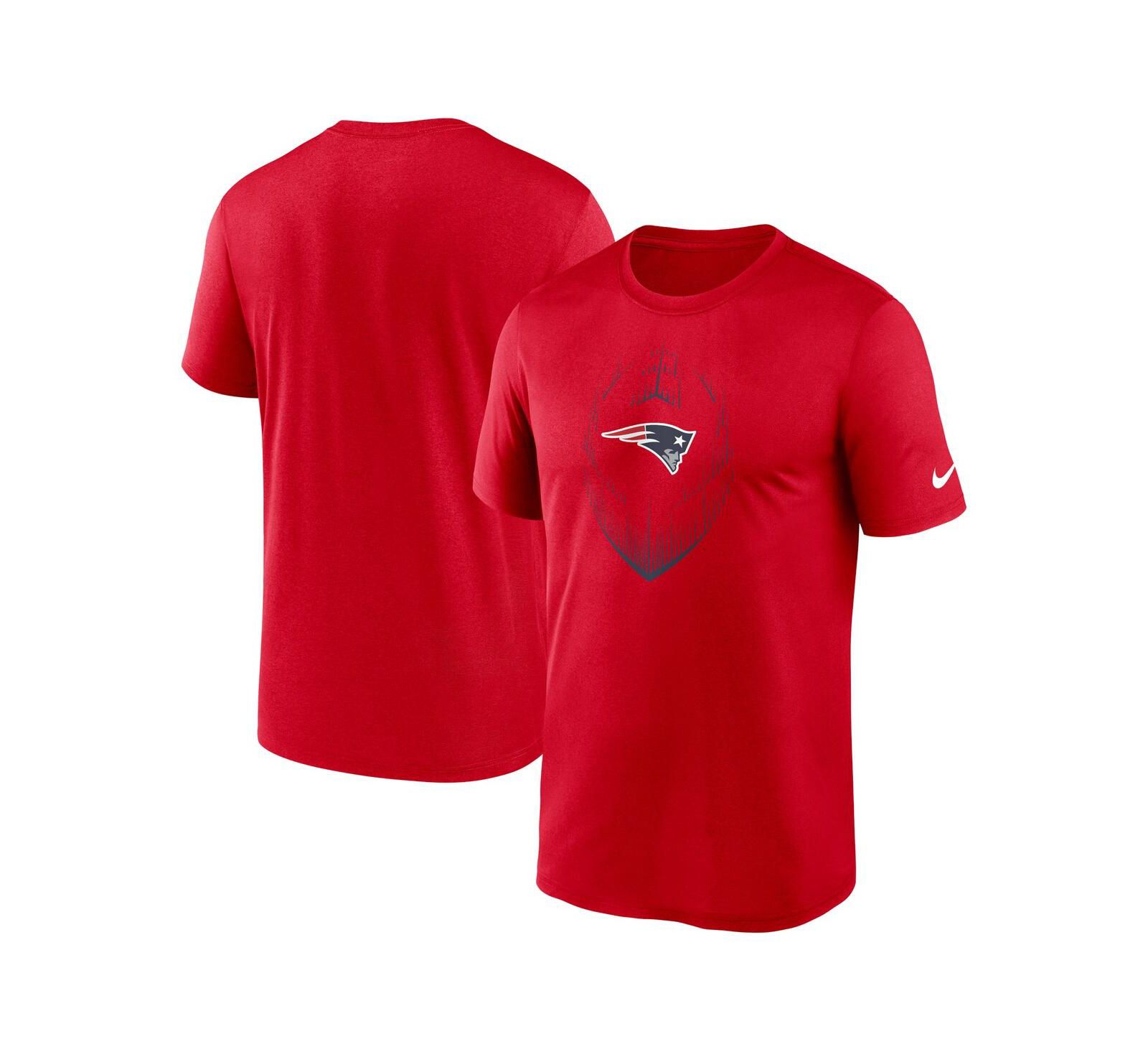 Мужская футболка Nike Red New England Patriots Primetime Legend Icon Performance
