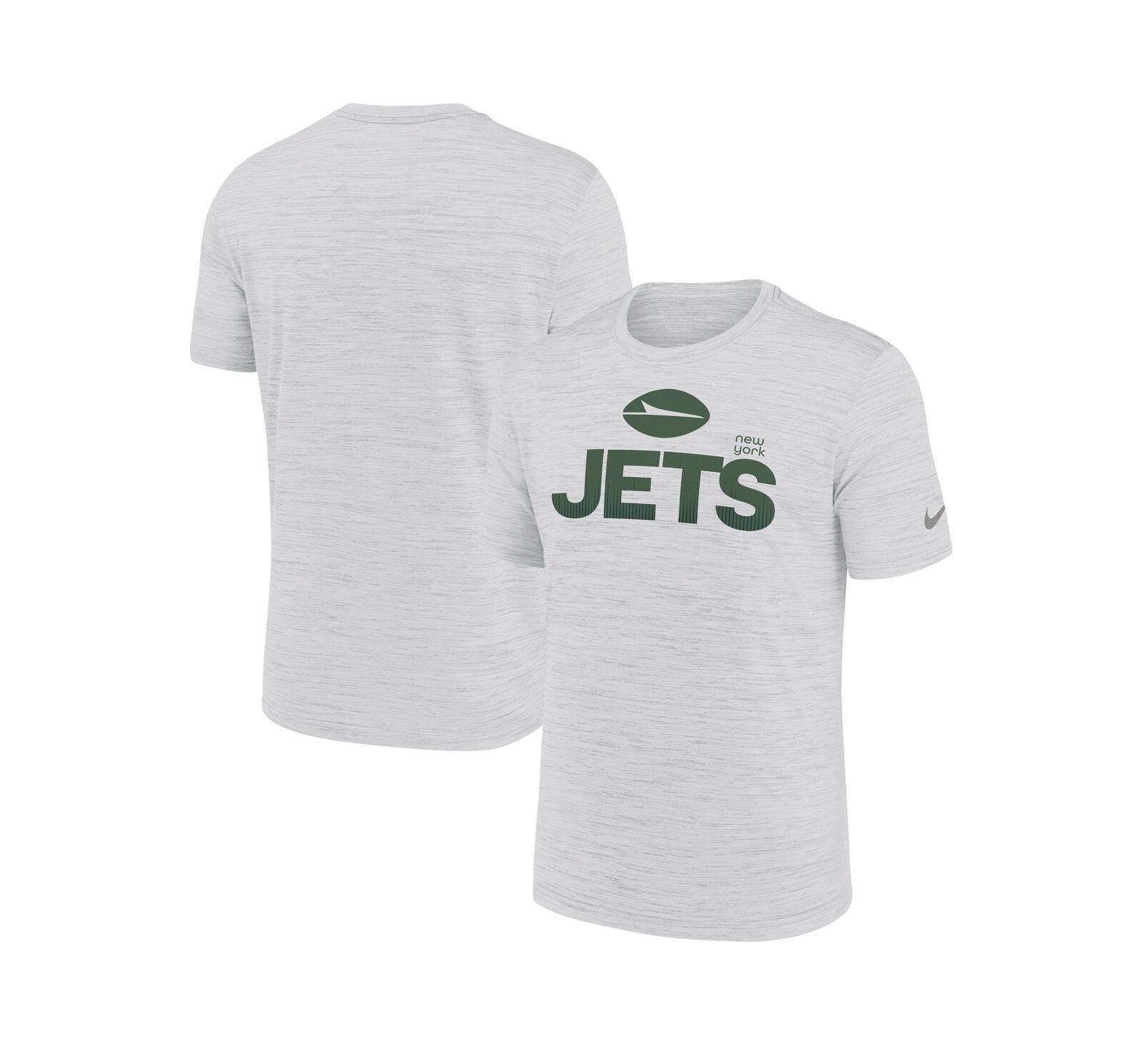 Nike Men's Ash New York Jets Blitz Velocity Modern Performance T-Shirt