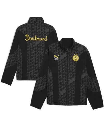 Реверсивная куртка Puma x Kid Super Men's Black Borussia Dortmund 2025 FIFA Club World Cup Full-Zip