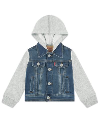 Levi's детская куртка Trucker с капюшоном