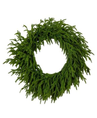 Искусственный венок Nearly Natural 24" Pre-Lit Norfolk Island Pine LED Lights