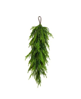 Nearly Natural 3" Artificial Touch Norfolk Island Pine Teardrop with Natural Look