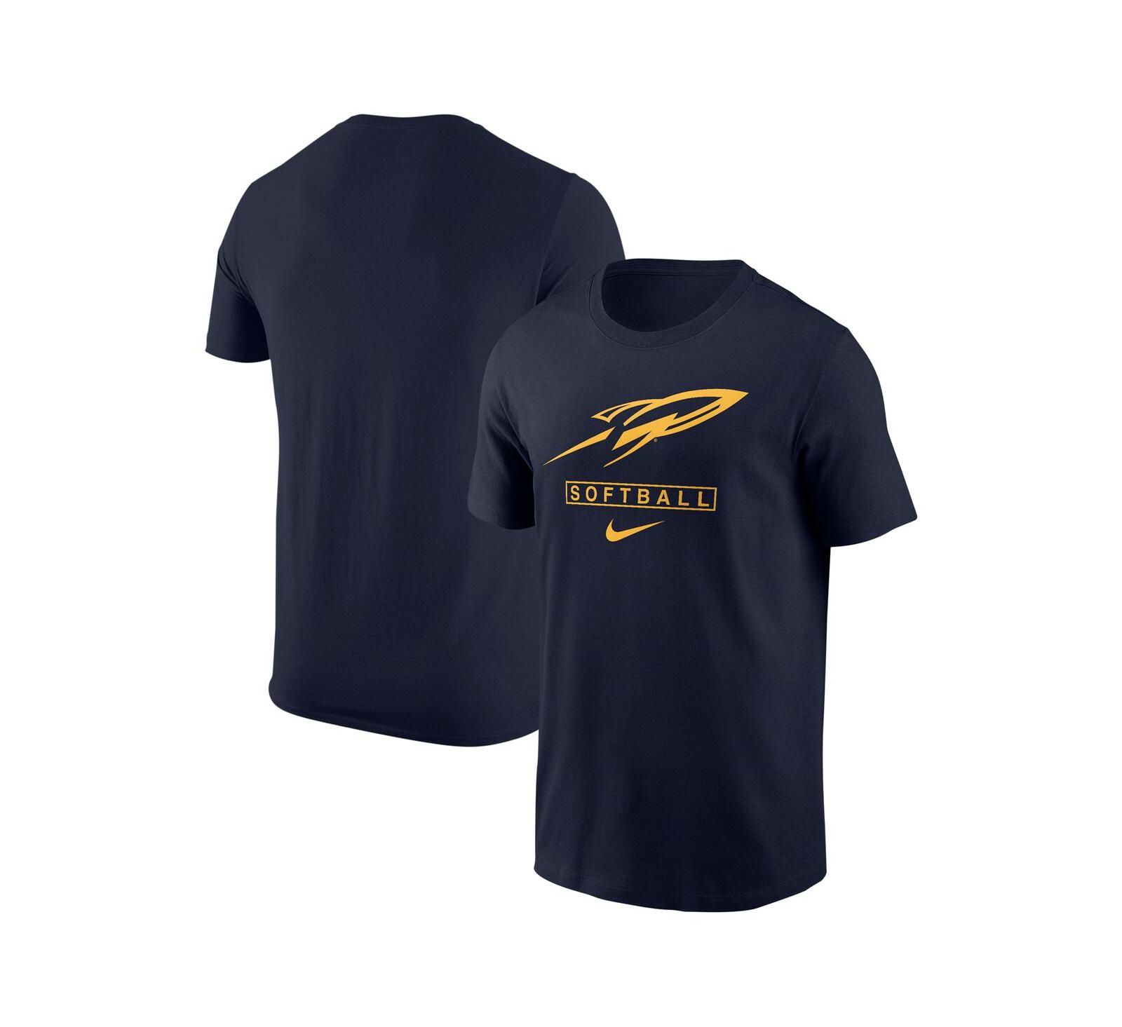 Мужская футболка Nike Toledo Rockets Softball, темно-синяя