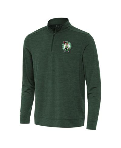 Мужское свитшот Antigua Hunter Green Boston Celtics Bright Quarter-Zip