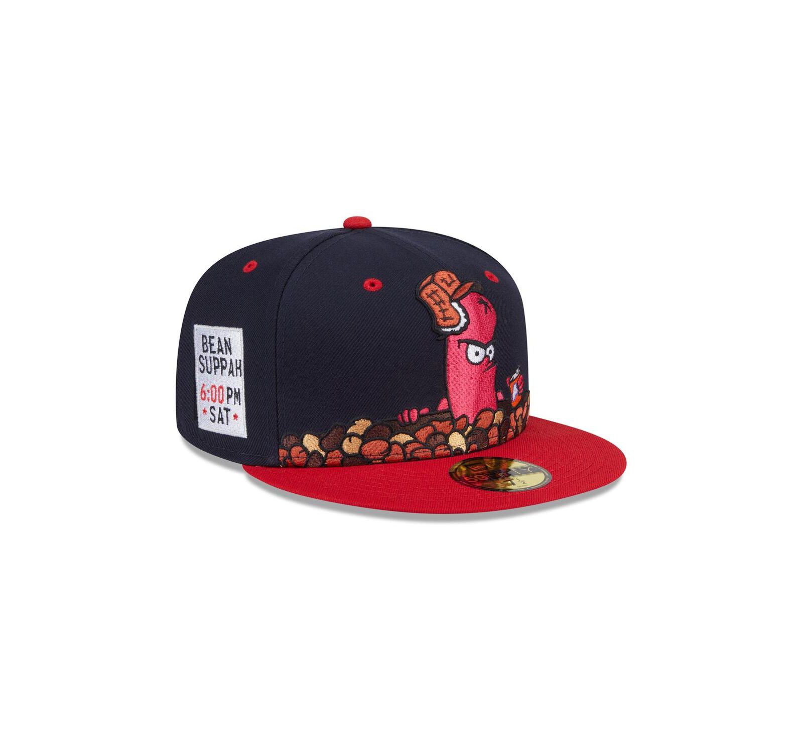 New Era Men's Navy Portland Sea Dogs Theme Nights 59FIFTY Fitted Hat