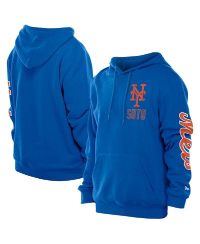 New Era Men's Juan Soto Royal New York Mets Design Lab Pullover Hoodie