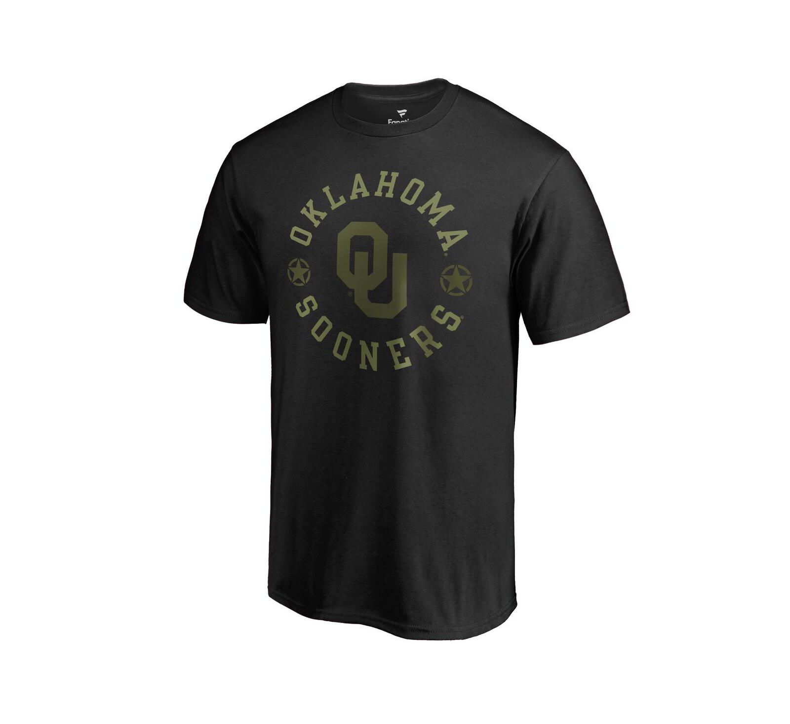 Fanatics Мужская черная футболка Oklahoma Sooners Liberty