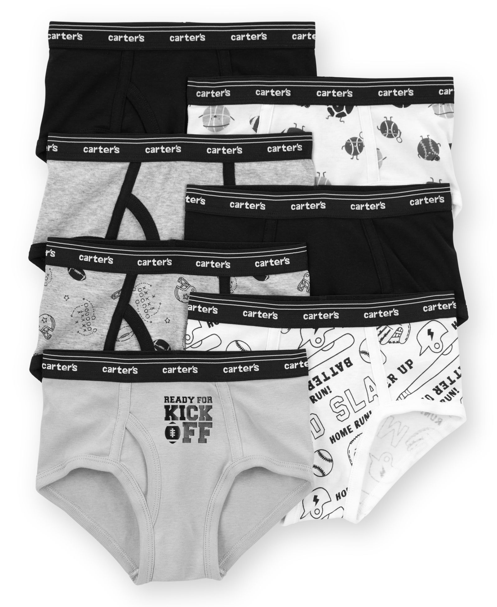 Carter's Toddler Boys' 7- Pack Sports Briefs