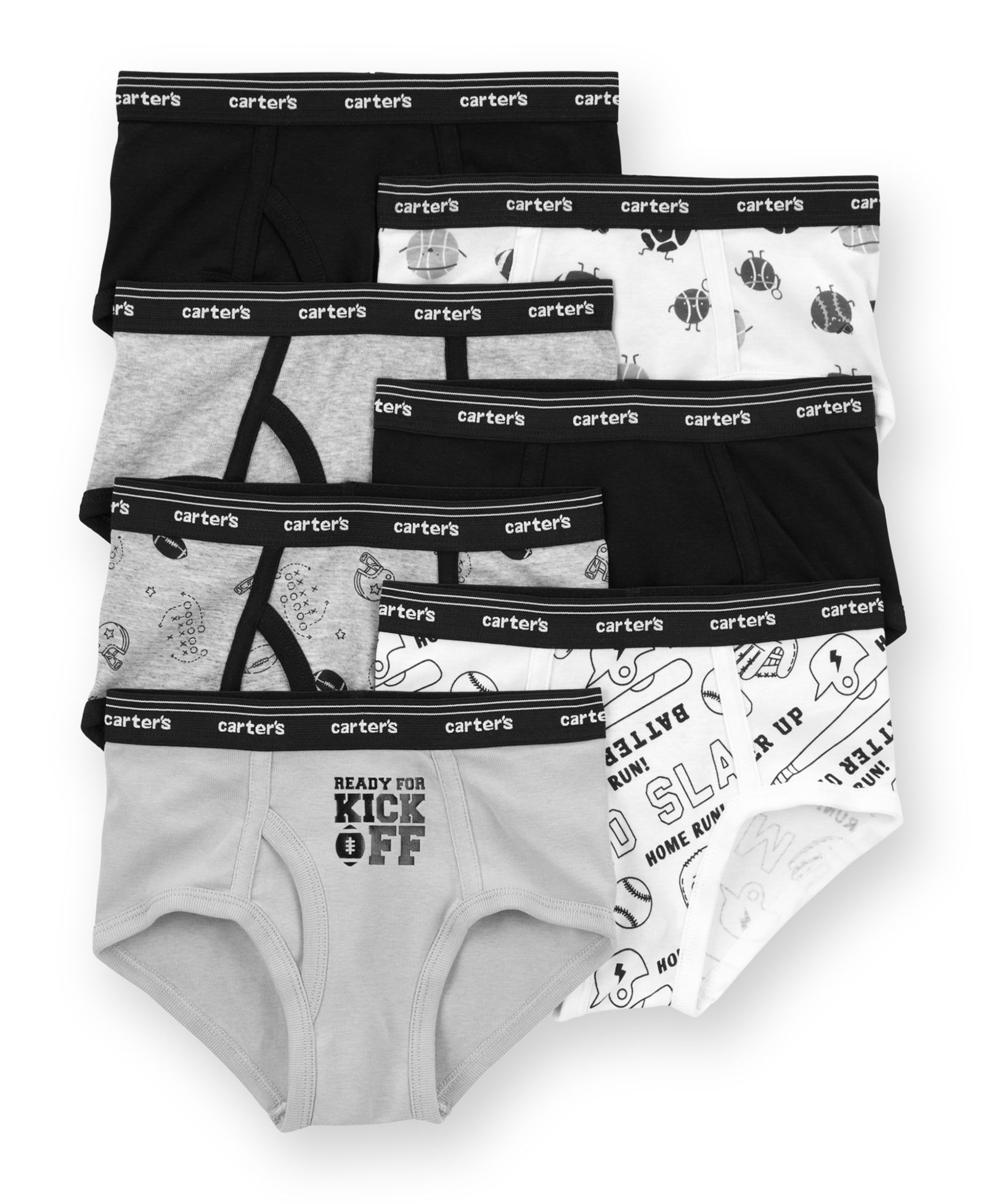Carter's Toddler Boys' Sports Briefs, 7-Pack Set