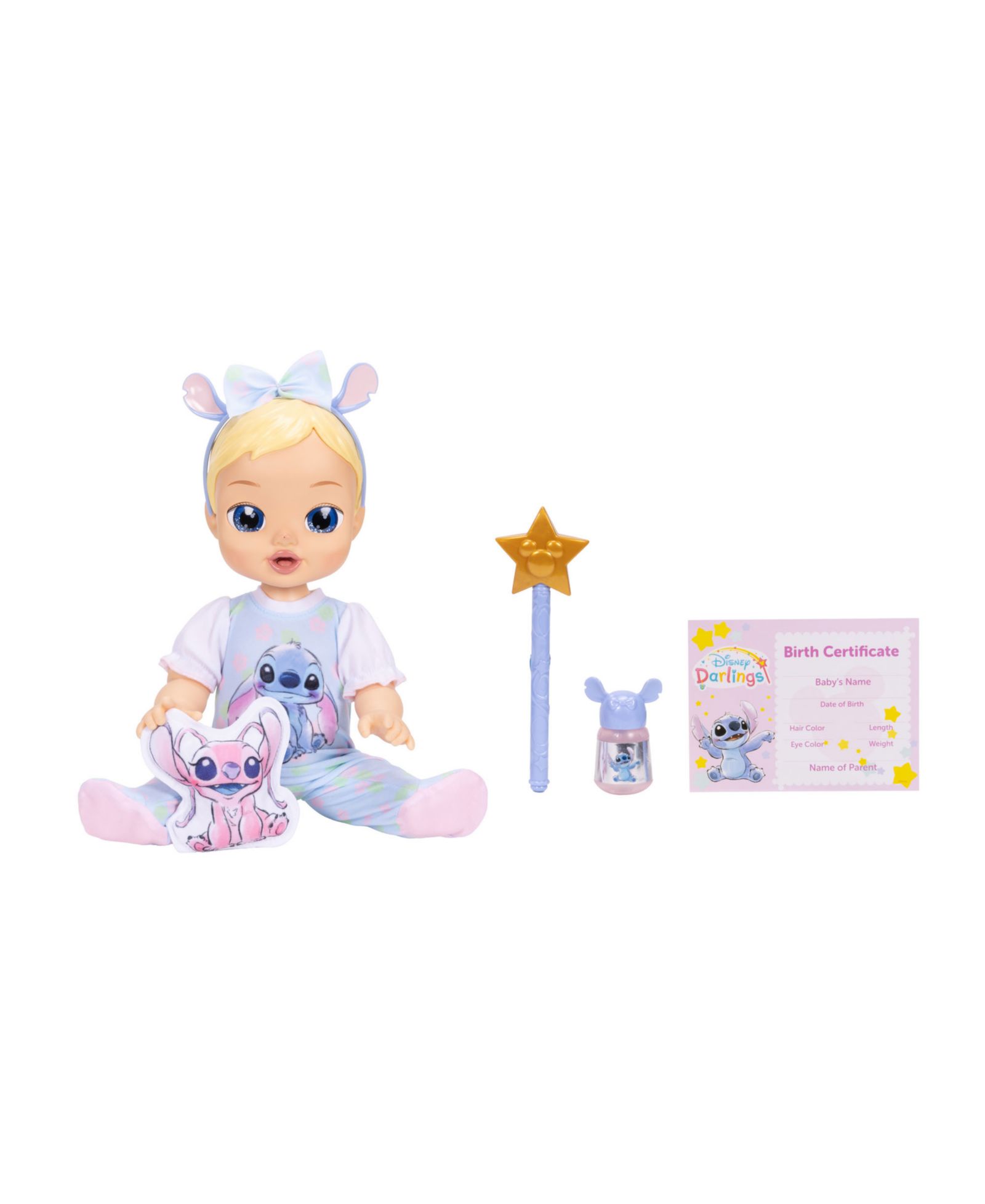Disney Darlings Stitch коллекционная фигурка с голубыми глазами и светлыми волосами