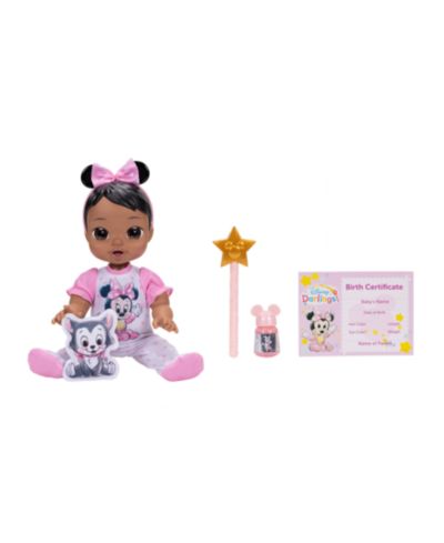 Disney Darlings Deluxe Minnie Light Brown Hair, Brown Eyes Feature Doll