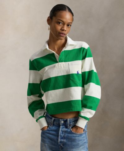 Polo Ralph Lauren Women's Wide Stripe Rugby Shirt