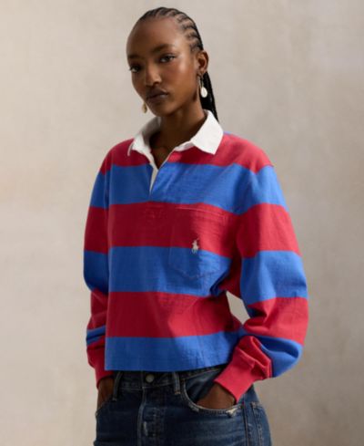 Рубашка Polo Ralph Lauren Women's Wide Stripe Rugby