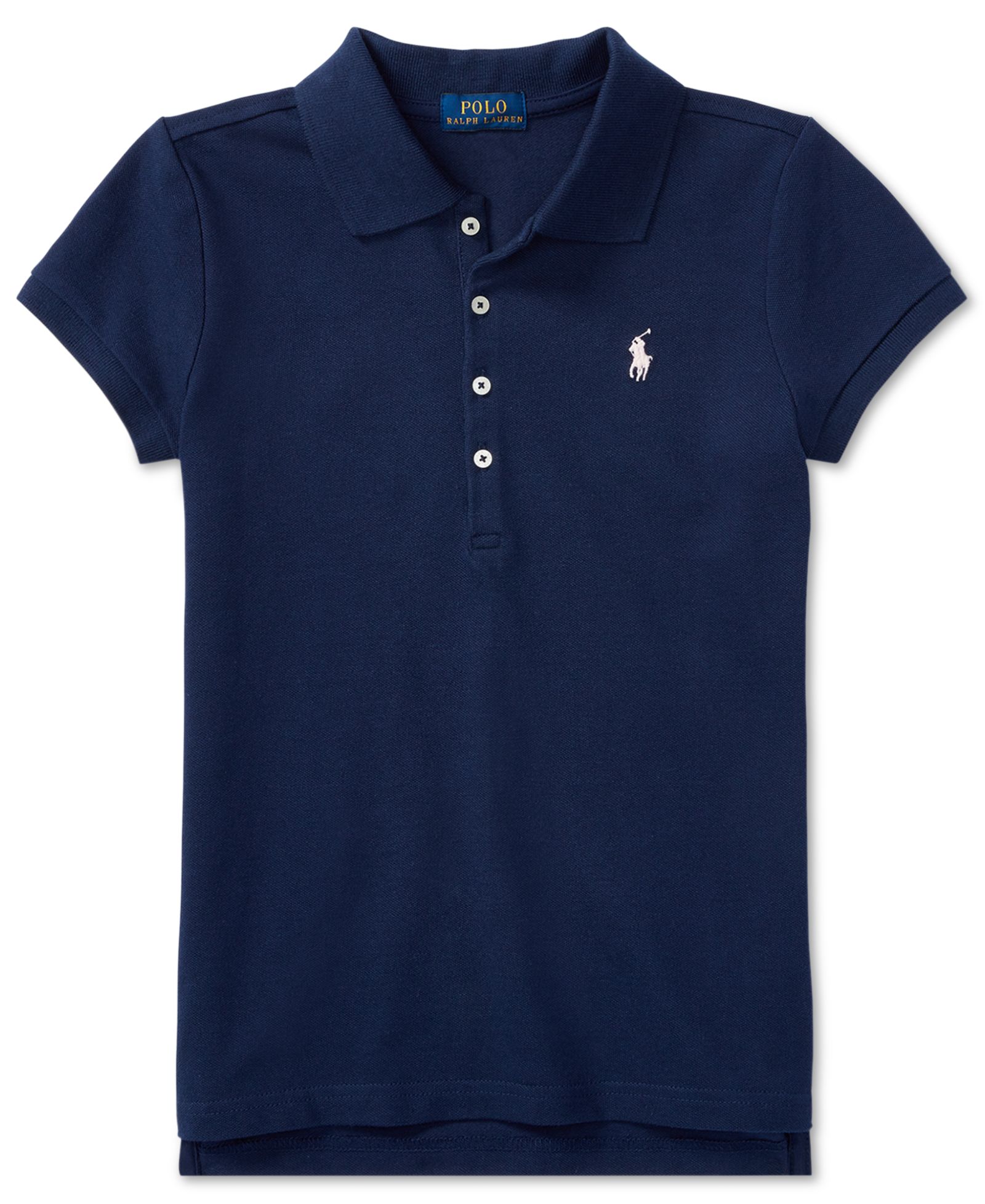 Детская рубашка Polo Ralph Lauren Short-Sleeve Stretch Cotton Mesh Polo