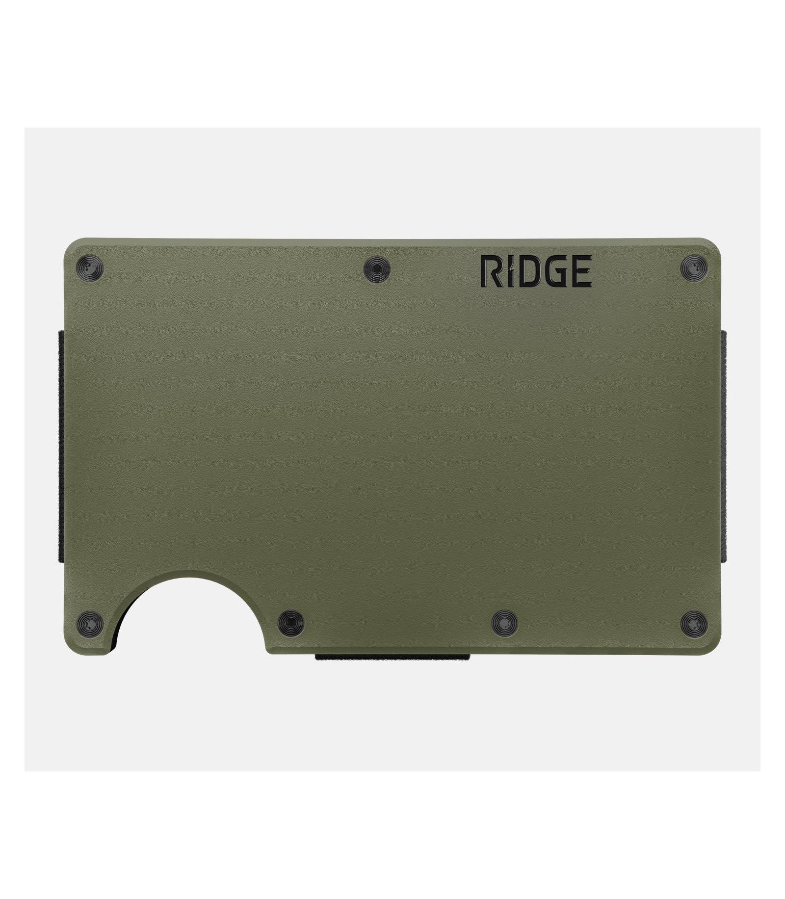 The Ridge RIDGE WALLET - Matte Olive - Cash Strap