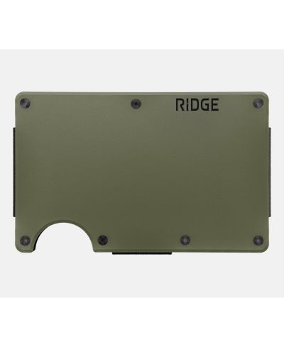 The Ridge RIDGE WALLET - Matte Olive - кошелек с ремешком для наличных