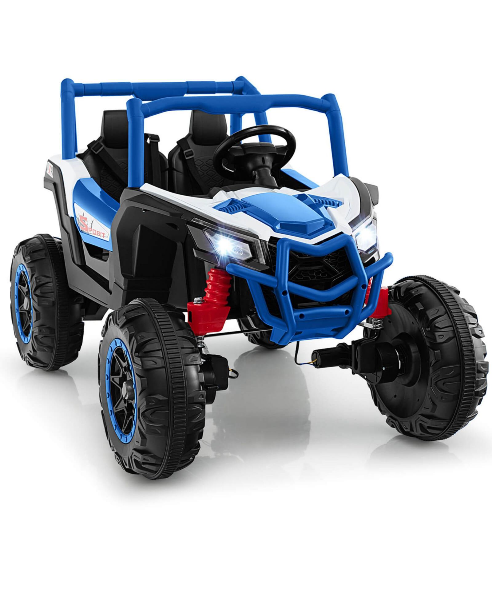 Gymax детский электромобиль UTV 24V с мощным двигателем 4 x 100W и дистанционным управлением