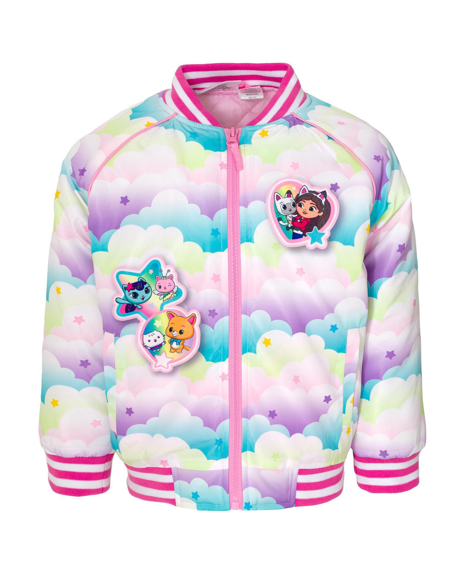 Бомбер Gabby's Dollhouse Dreamworks Girls Varsity Zip Up для детей