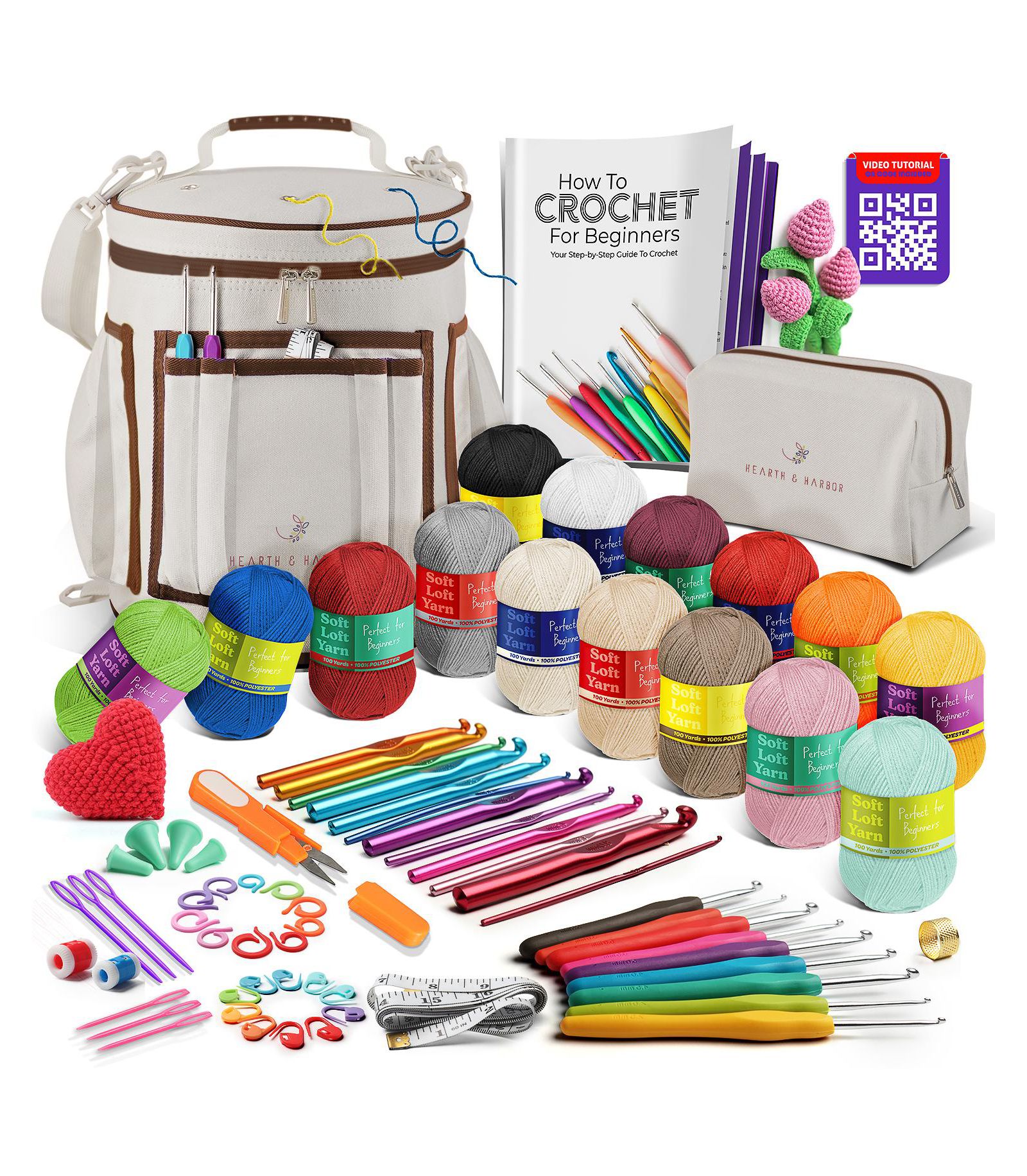 Hearth & Harbor Crochet Starter Kit for Beginners