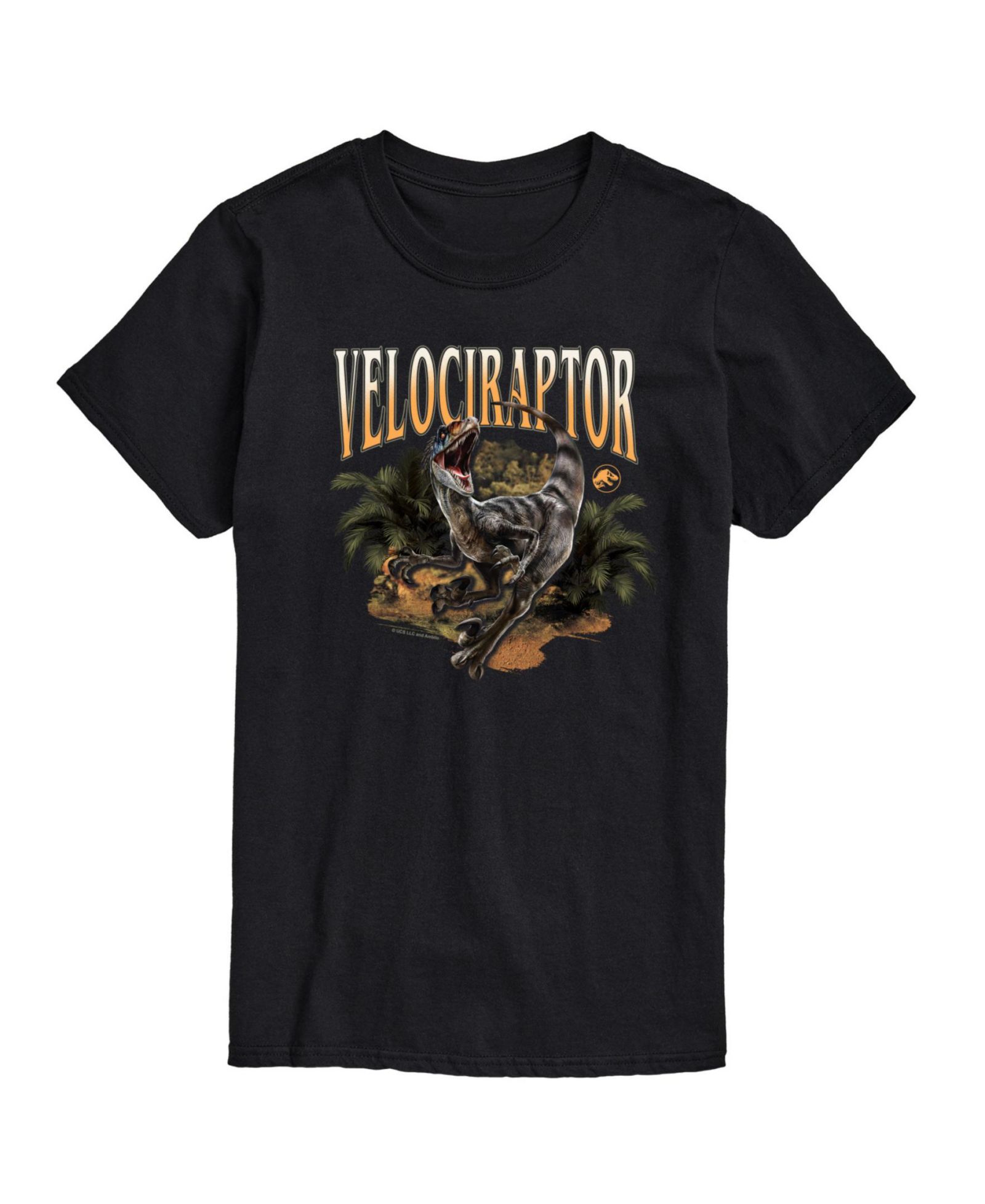 AIRWAVES Men's Jurassic World Rebirth Velociraptor Graphic T-Shirt