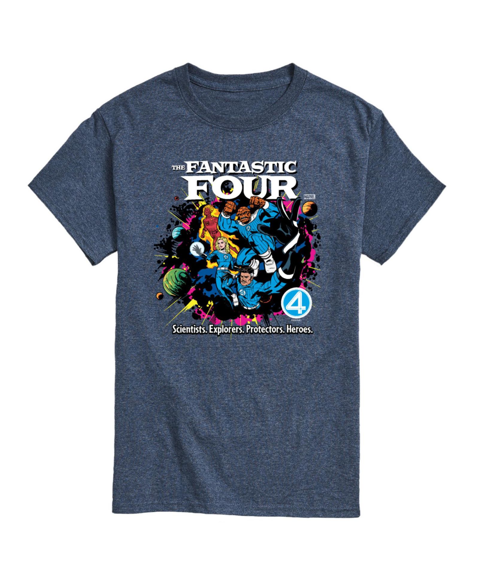 AIRWAVES Men's The Fantastic Four First Steps Group T-Shirt