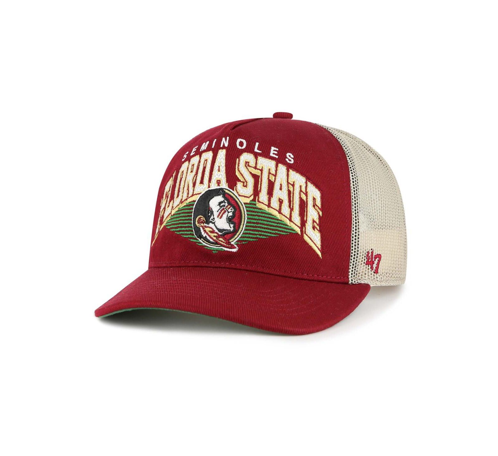 Кепка '47 Brand Men's Garnet Florida State Seminoles Pomona Mesh Hitch регулируемая