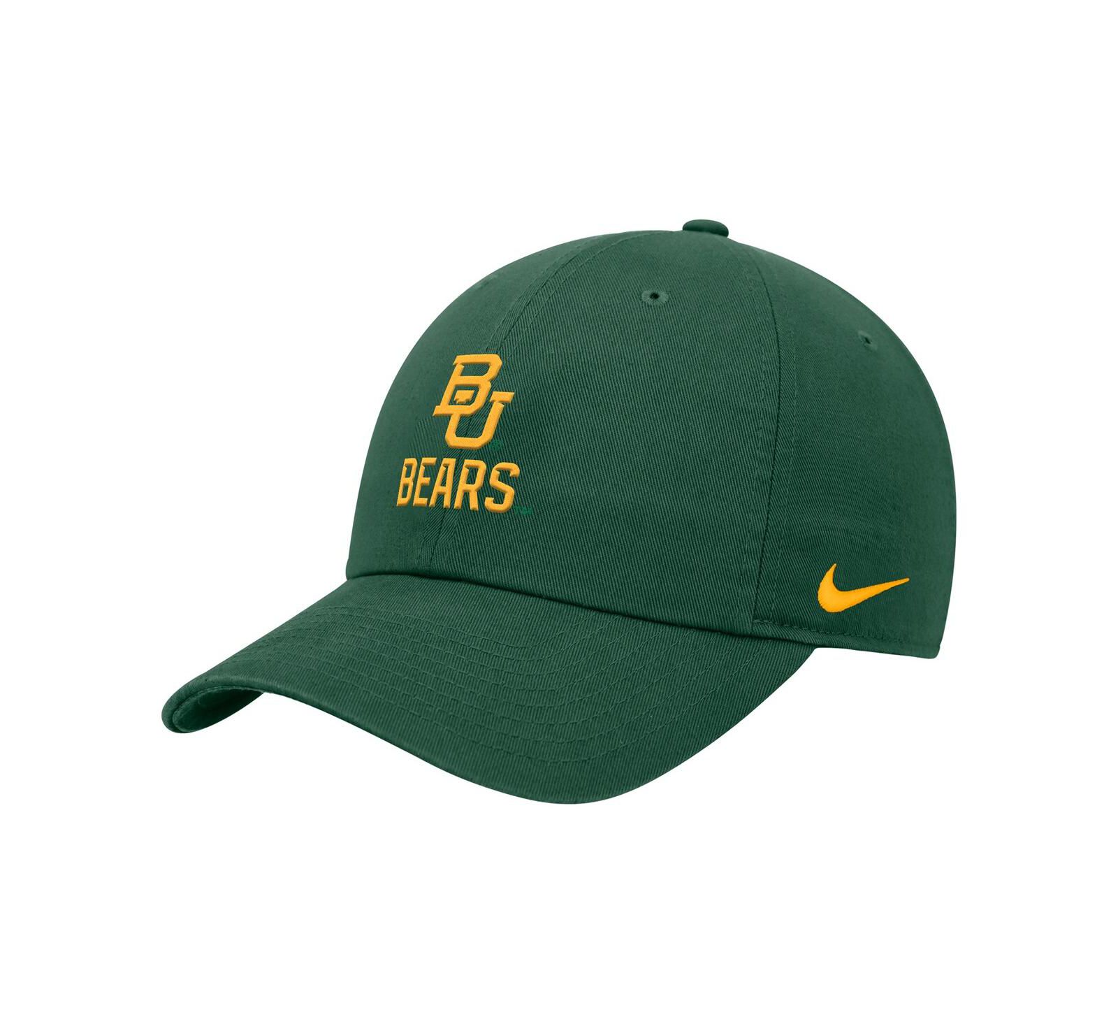 Nike Men's Green Baylor Bears Club Adjustable Hat