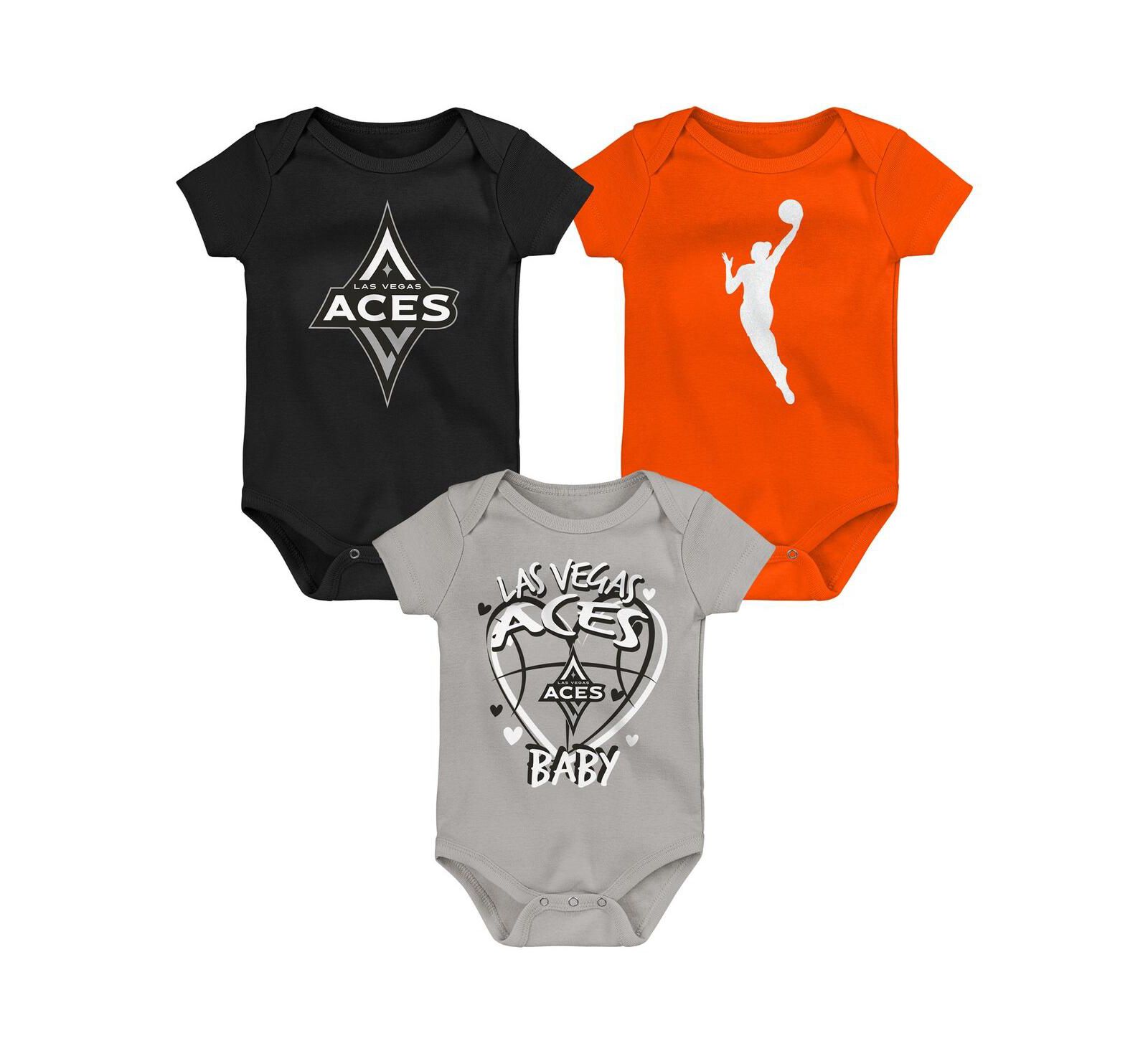 Outerstuff Детский комплект из 3 предметов Las Vegas Aces Slide Home Creeper
