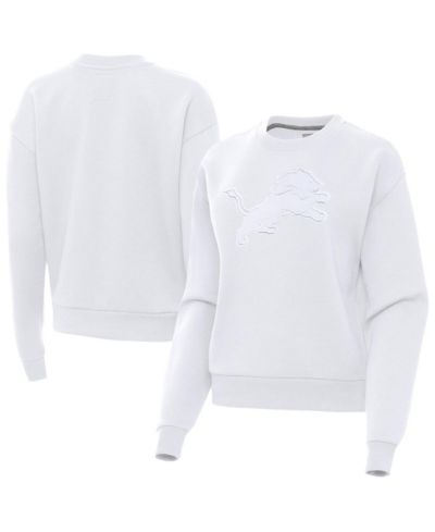 Женская толстовка Antigua Detroit Lions Victory Pullover белая