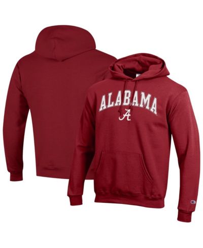 Champion Men's Crimson Alabama Crimson Tide Arch Over Logo Pullover Hoodie