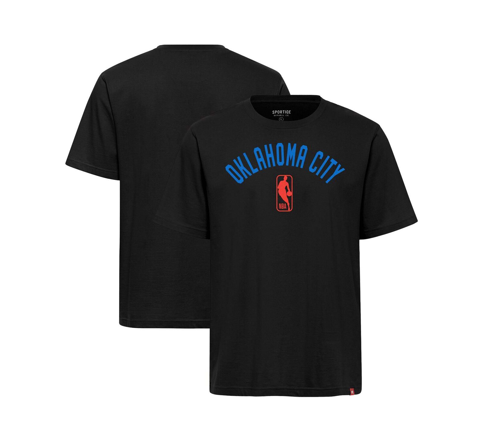 Футболка Sportiqe Premium для мужчин и женщин, черная, Oklahoma City Thunder Duke