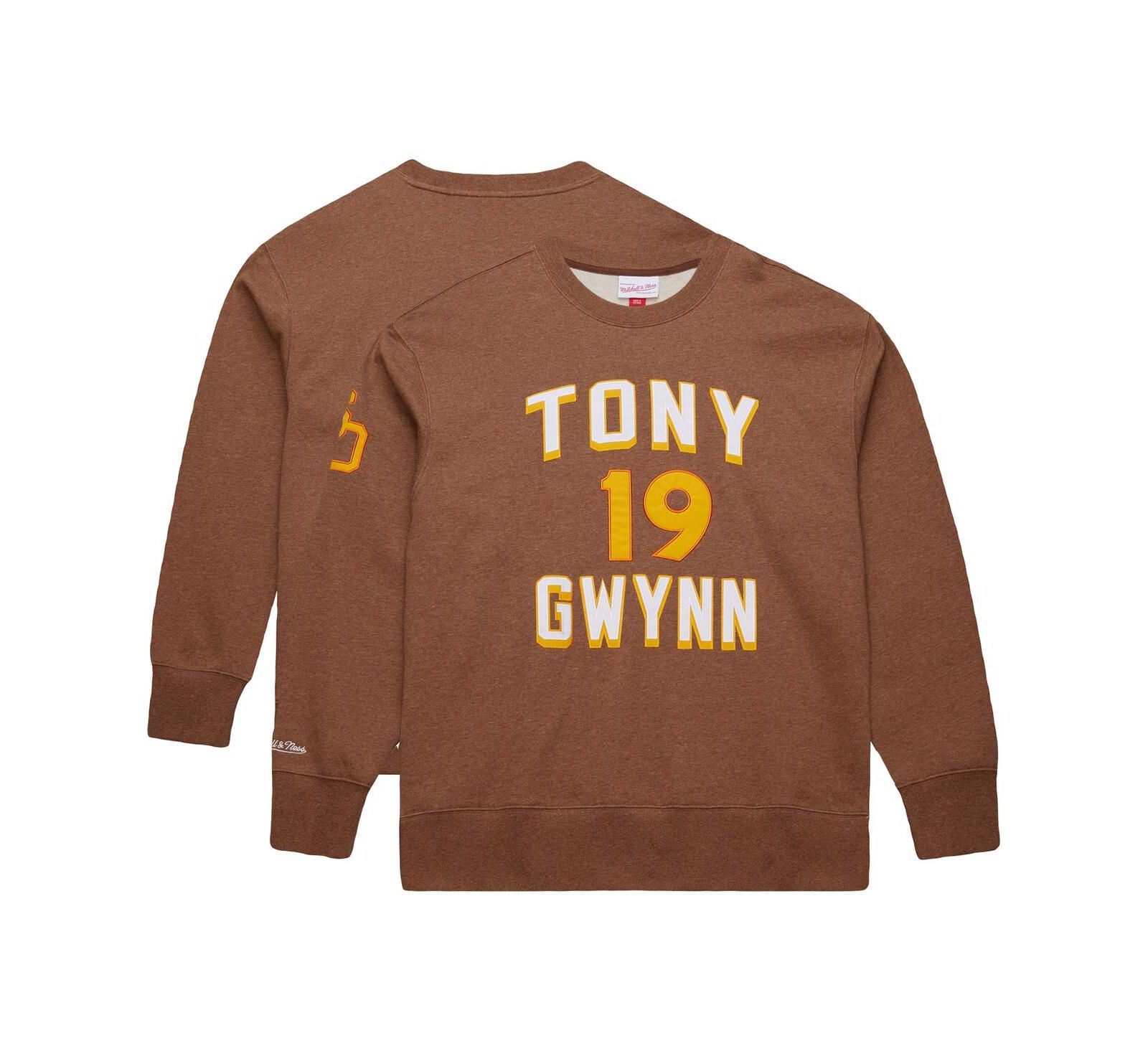 Mitchell & Ness Мужская флисовая толстовка с логотипом San Diego Padres Vintage