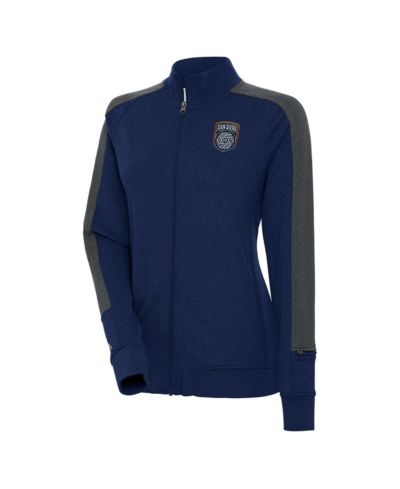 Antigua Women's Navy San Diego FC Strike Anthem Full-Zip Jacket