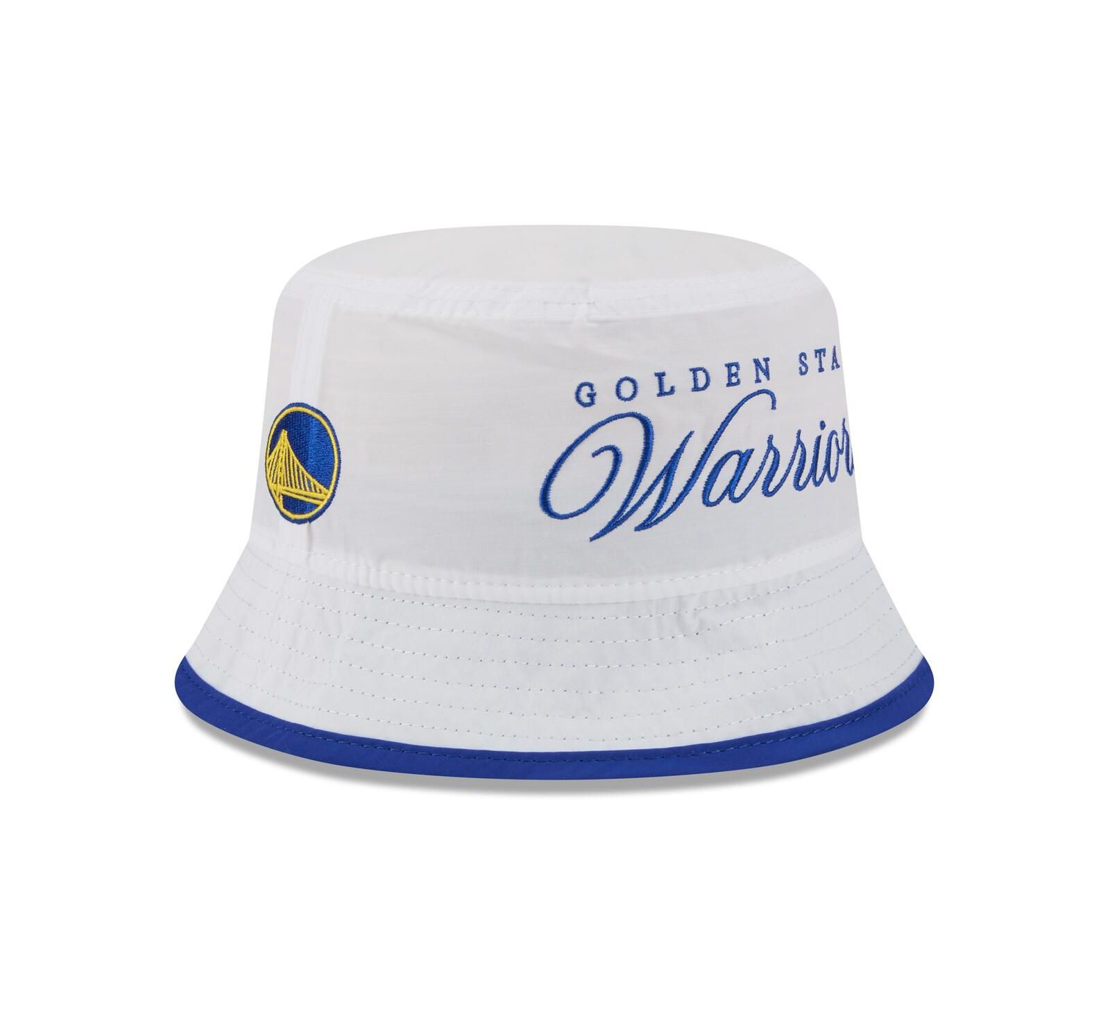 Мужская панама New Era Golden State Warriors 2025 NBA Draft Nylon White/Royal