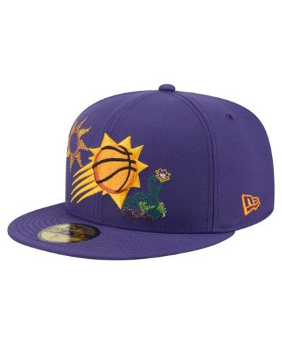 New Era Мужская кепка Phoenix Suns State Stitch 59FIFTY fitted фиолетового цвета