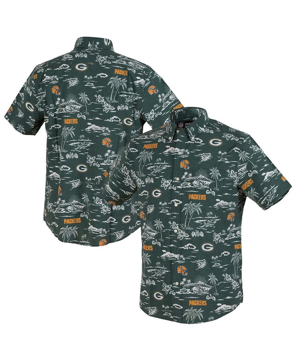 Reyn Spooner Men's Green Green Bay Packers Kekai Performance Button-Down Shirt