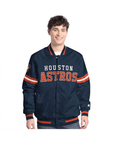 Мужская куртка Starter Houston Astros Scout Full-Snap Varsity, темно-синий