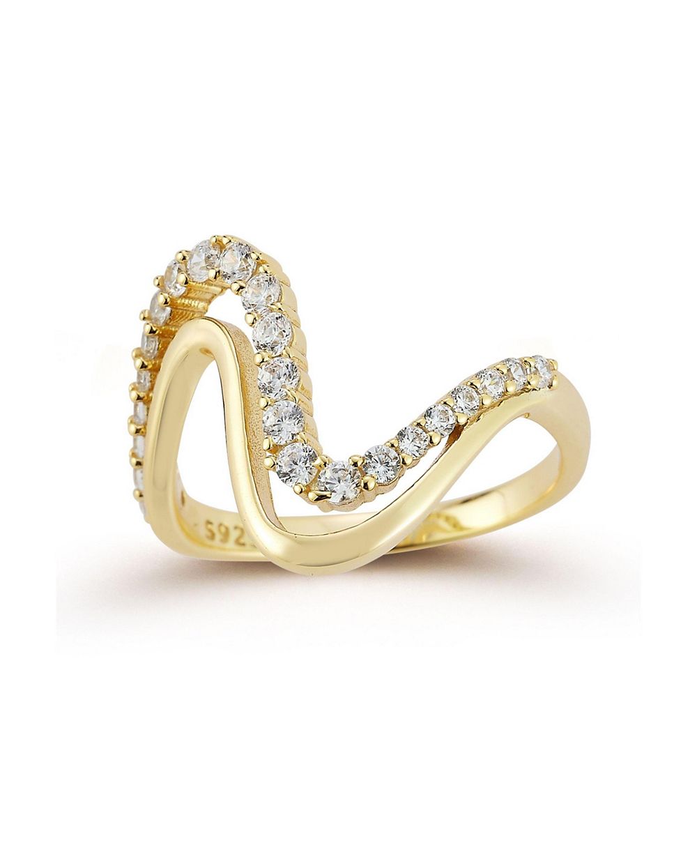 Rachel Zoe Wave Ring Sterling Silver