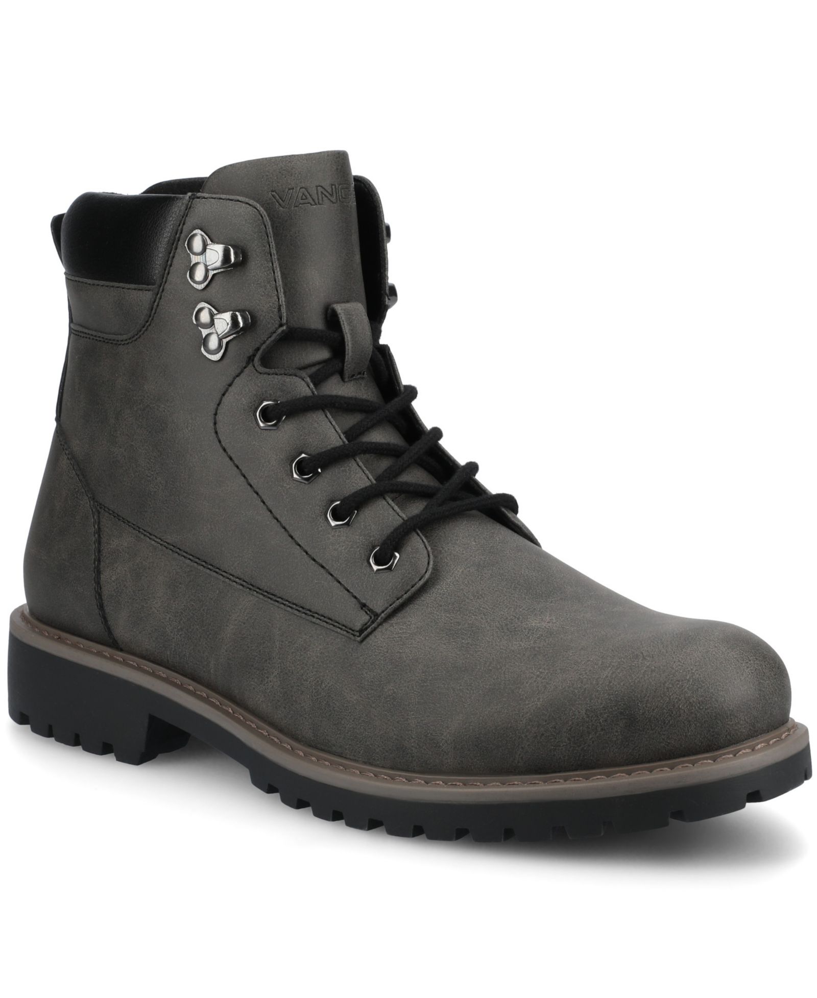 Vance Co. Men's Rogue Round Toe Work Ankle Boots
