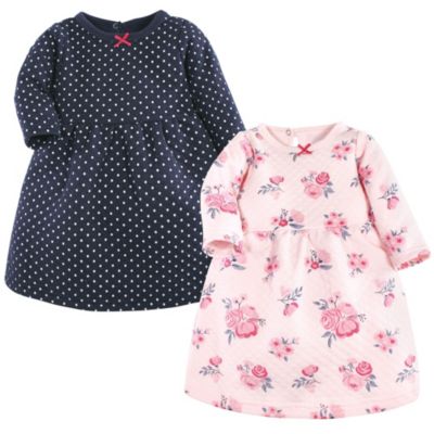 Hudson Baby Детское платье Hudson 2Pk стеганое с длинным рукавом для девочек