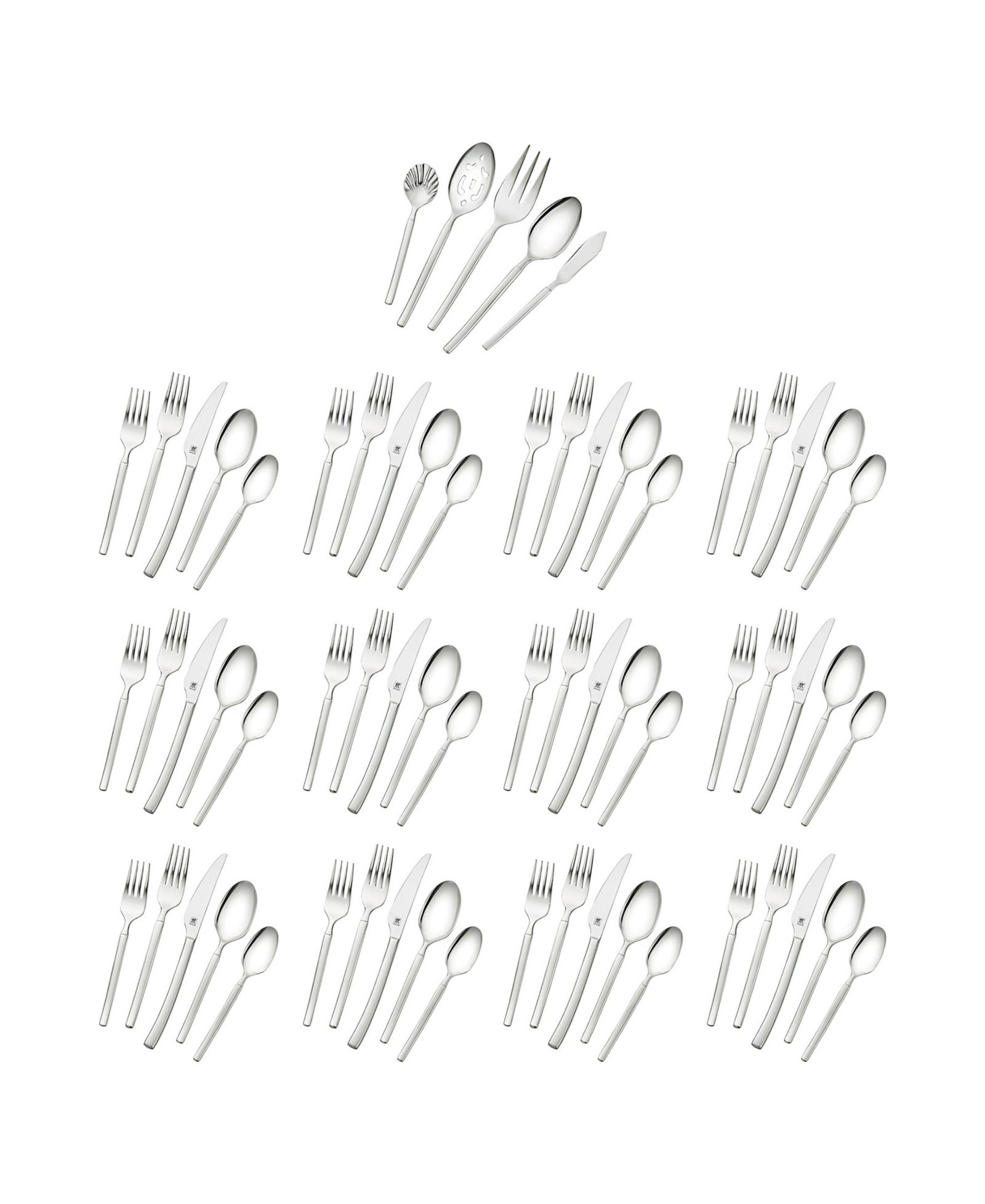 ZWILLING Opus 18/10 Набор столовых приборов из нержавеющей стали, 65 предметов, сервировка на 12 человек